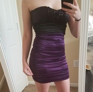 Strapless party dress